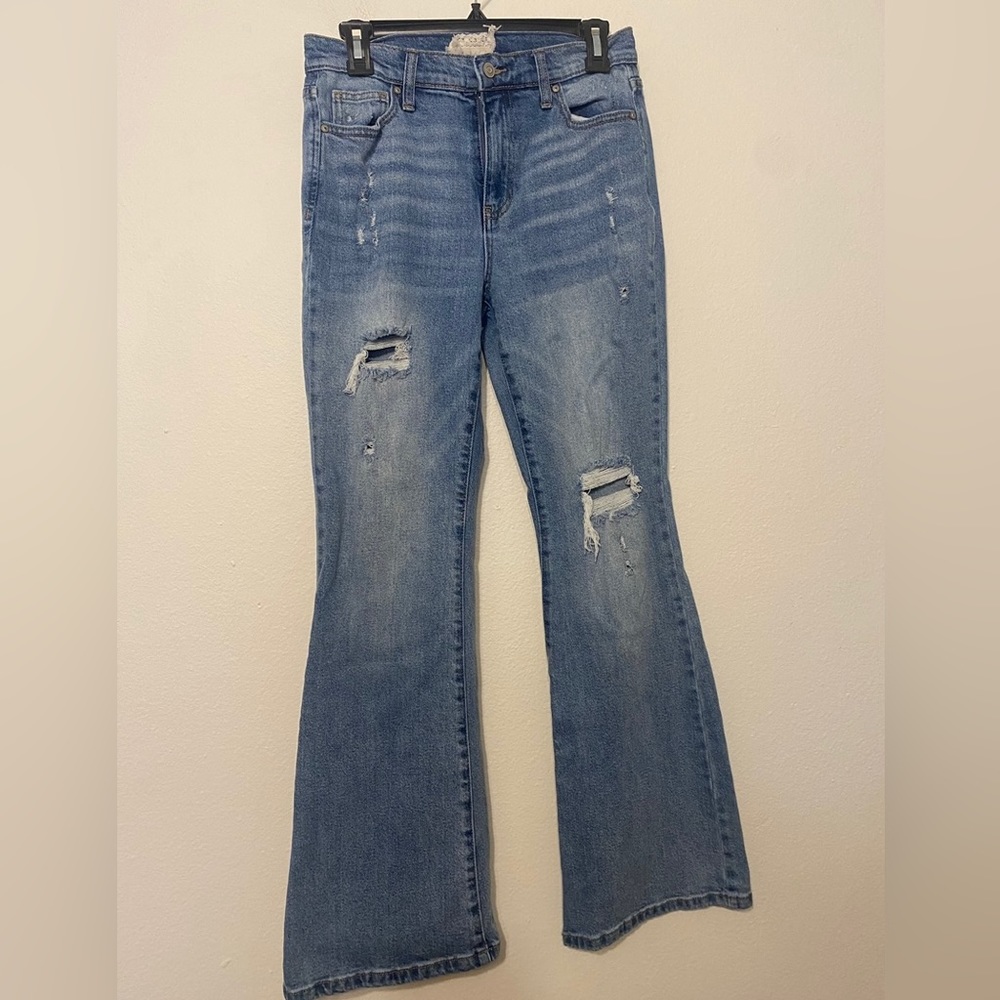 Altar’d State Womens Flare Distressed Jeans Size 28